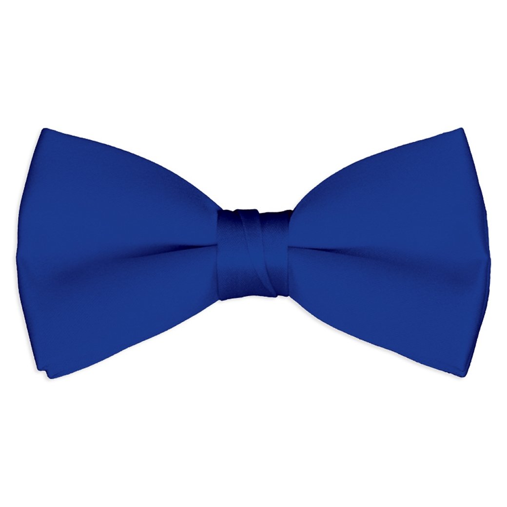DapperLads Little Boys' Solid Color Banded Satin Bow Ties/Bowties
