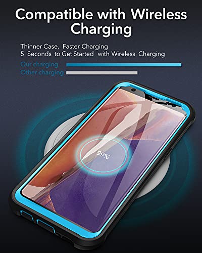 Youmaker Kickstand Case For Galaxy S8, Full Body With Built-In Screen Protector Heavy Duty Protection Shockproof Rugged Cover For Samsung Galaxy S8 5.8 Inch - Blue/Black #TOP7