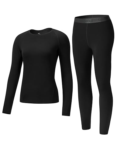 Soft Thermal Underwear Sets for Women, Warm Base Layer Lightweight