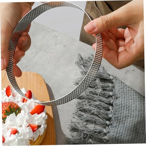 Anillos de horno de acero inoxidable de 8 pulgadas para disfrutar la repostería casera 6