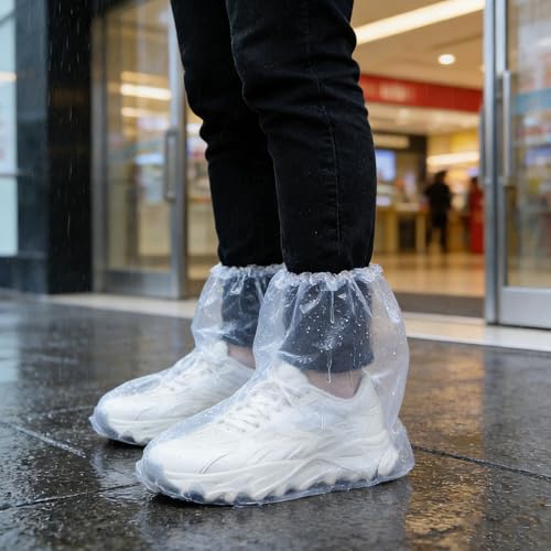 12 Pcs Waterproof Shoe Covers for Rain,...
