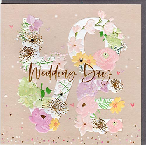 Belly Button Designs hochwertige Glückwunschkarte zur Hochzeit, ideal auch für Geldgeschenk oder Gutschein. BE203