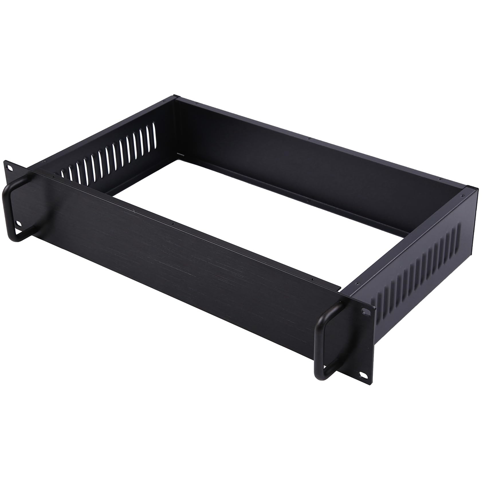 2X Chassis 2U Server 19 Pollici Rackmount Case Scatola Dati Switch Power Communication per Computer con Montaggio su Rack nel Metallo