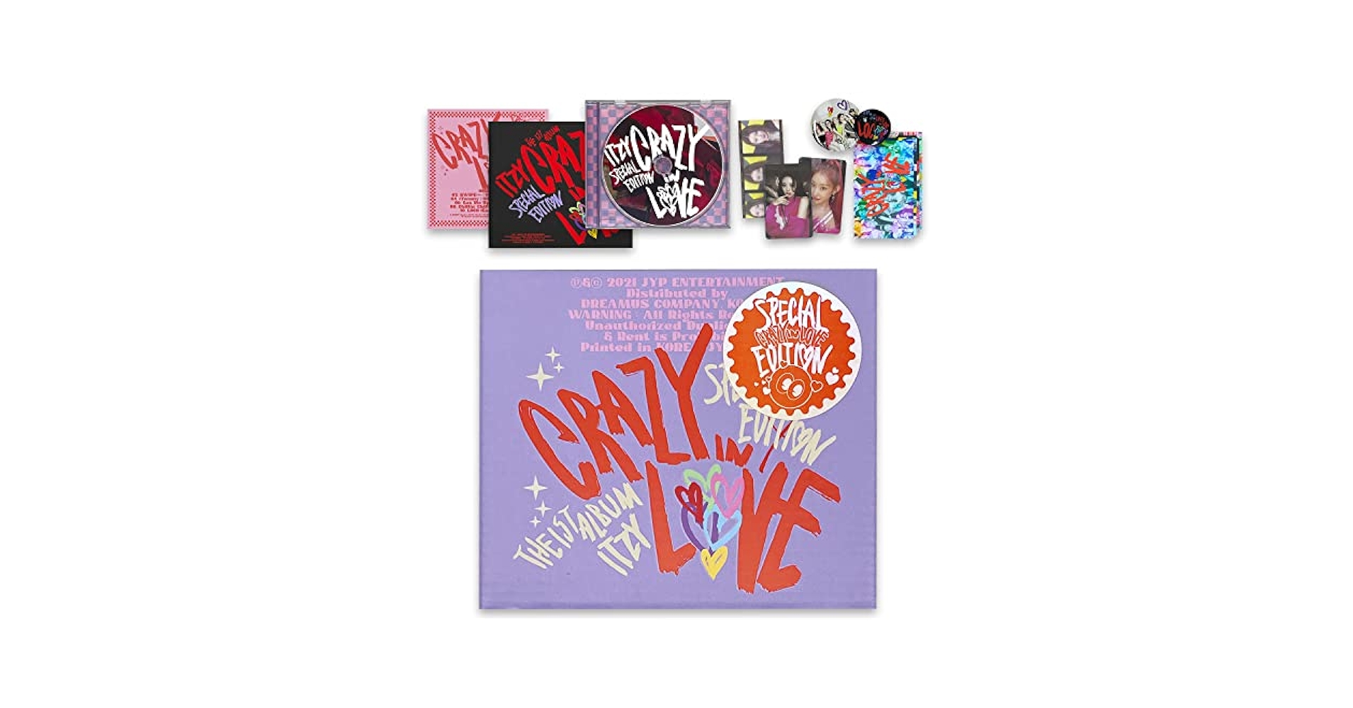 Amazon.com: Podcast - ITZY [ CRAZY IN LOVE ] Special Edition