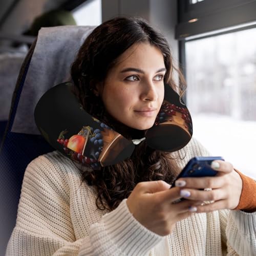 Almohada de espuma viscoelástica para viaje cuello en U miniatura 5