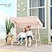 AIYAPLAY Kinder Hollywoodschaukel, 2-Sitzer Kinderschaukel Gartenschaukel mit verstellbarem Sonnendach, Sicherheitsgurt, Schaukelbank für Garten Terrasse für 3-6 Jahre Kinder bis 60 kg Rosa