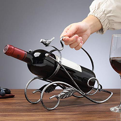 Soporte para Botellas de Vino de Metal 25x10x25 cm miniatura 5