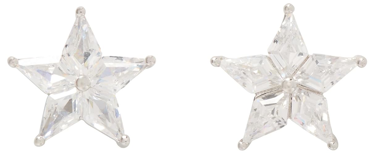 Kate Spade New York Cosmos Studs - Clear/Silver - One Size