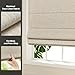 LazBlinds No Tools No Drill Cordless Roman Shades for Windows, Blackout Thermal Insulated UV Blocking Window Blinds, Lightweight Fabric Blinds for Indoor Windows, 34