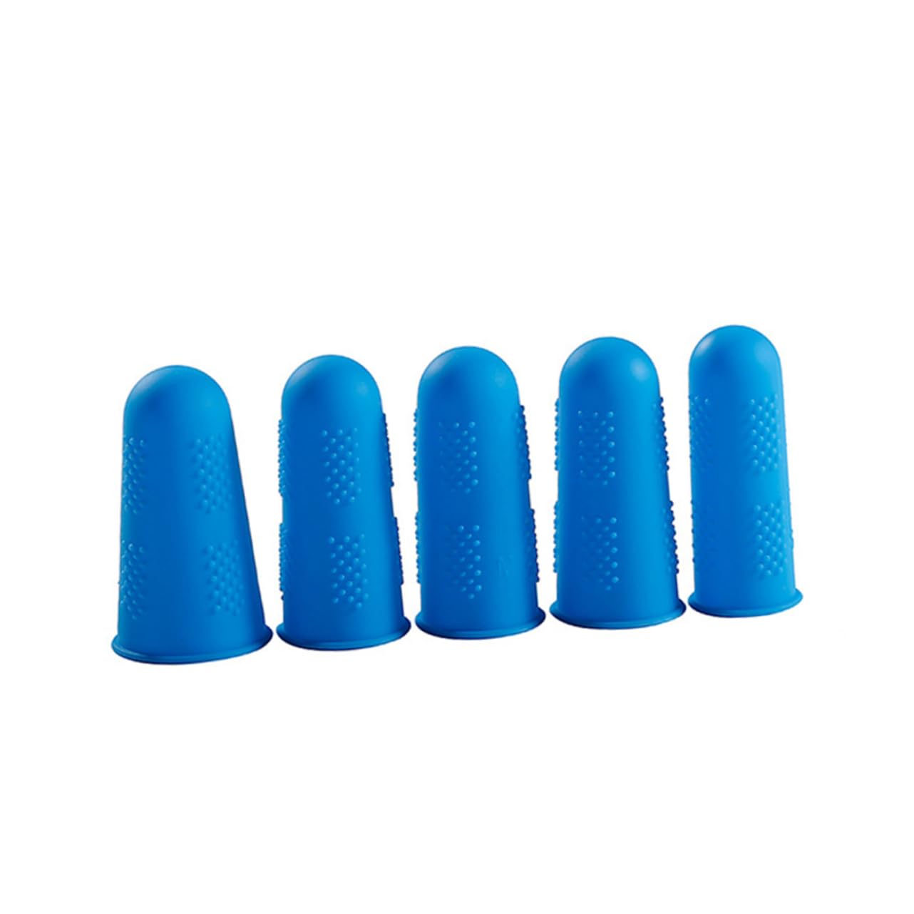 Gogogmee 25pcs Silicone Finger Protectors Heat Resistant Non-Slip Waterproof for Cooking Safety Random