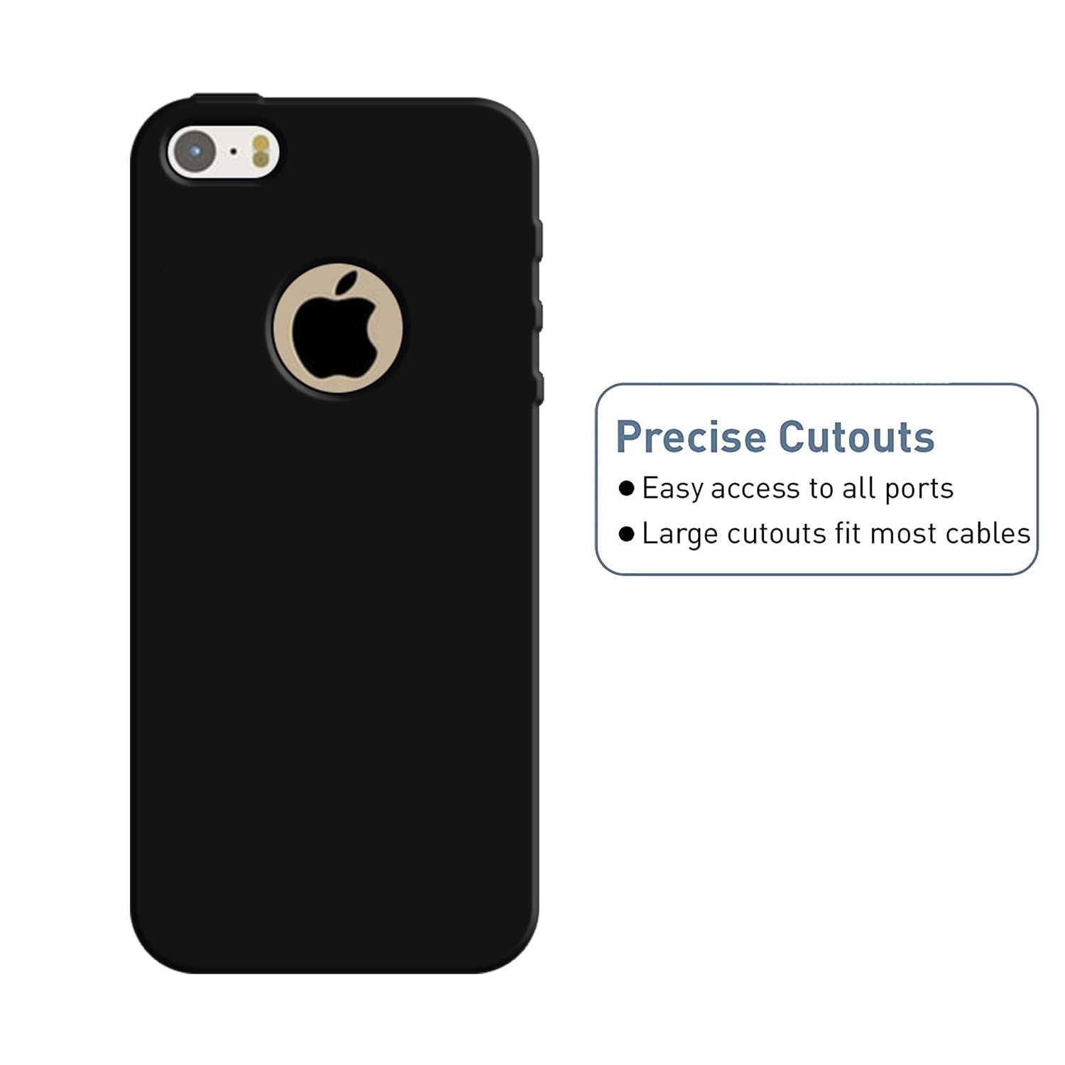 Coque iPhone 5S / 5 SD Ultra Slim Carbone - Noire