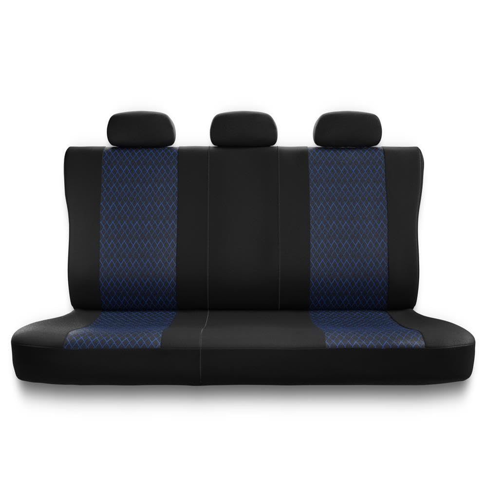 Mossa Fundas Asientos Coche aptas para Fiat Panda II III 2003-. PF-BL | Hatchback
