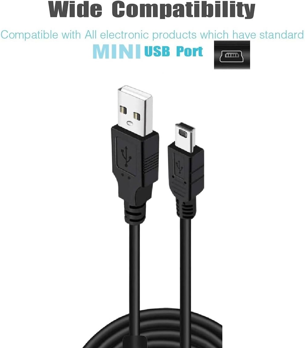 Rzzhgzq 3 Pack 10ft PS3 Controller Charger Cable Charger for Sony Playstation 3 / PS-3 Slim SixAxis Controller,PS3 Charging Cord,PS Move DualShock 3 Remote Charge Wire,Digital Camera, TI84 Plus CE