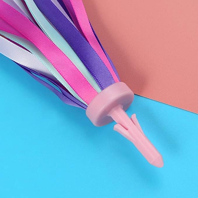 Taicols Kids Rainbow Bike Streamers Grips Tassels Ribbons Colorful Childrens Scooter Bike Handlebar Streamers for Girls Boys Cycling Accessories for Girls Boys Handlebar Scooter Handgrip 3 51ajPII4YiL. AC