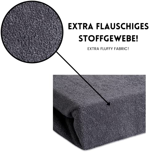 Lenzuolo in spugna aderente Lenzuolo aderente fino...