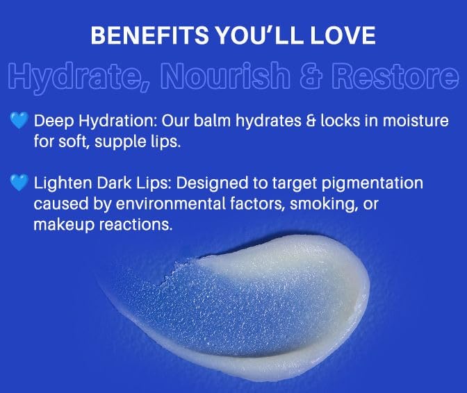 DERMDOC LipBright Treatment with 1% Glutathione + 2.5% Arbutin Lip Balm, 10 gm | Brightens Lip | Reduces Pigmentation | For Dry & Chapped Lips | Lightweight | Non - sticky 3
