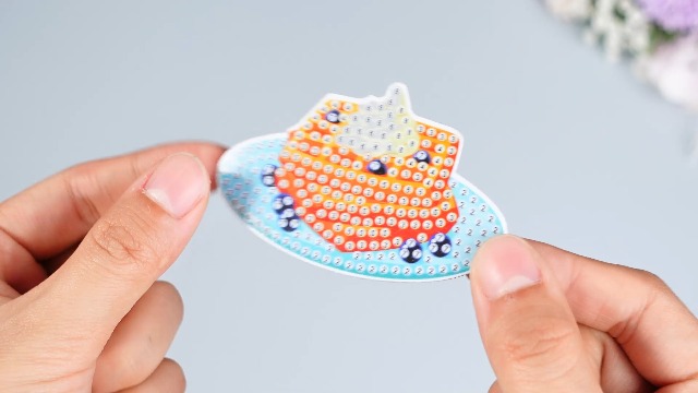 Kit de 30 Imanes Decorativos de Arte Diamante Temática Comida miniatura 7