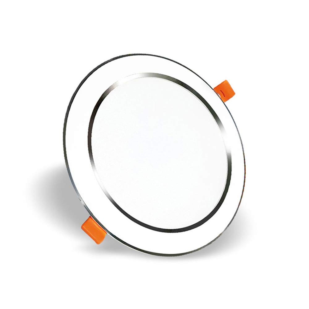 Foco empotrable LED Downlight para baño, luz de Techo empotrada, focos de Aluminio para baño, Pasillo, balcón con Controlador Integrado