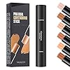 Mysense 6 Colors Cream Contour Stick,Contouring Concealer Highlighter Stick,Double Head Body Face Brightens & Shades Make Up Foundation Cream Pen,3pcs