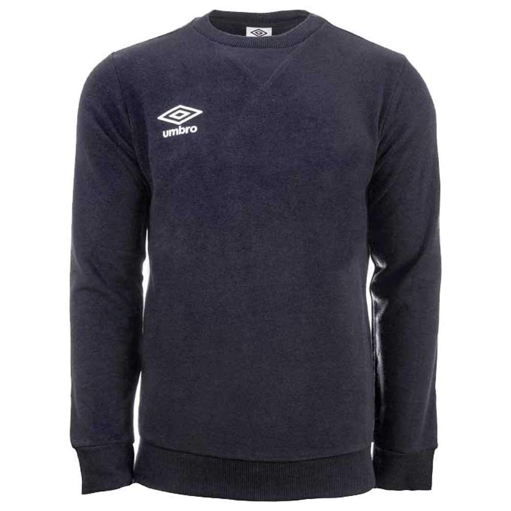 Umbro Fleece Small Logo Sweat Sweatshirt Homme, Bleu, L