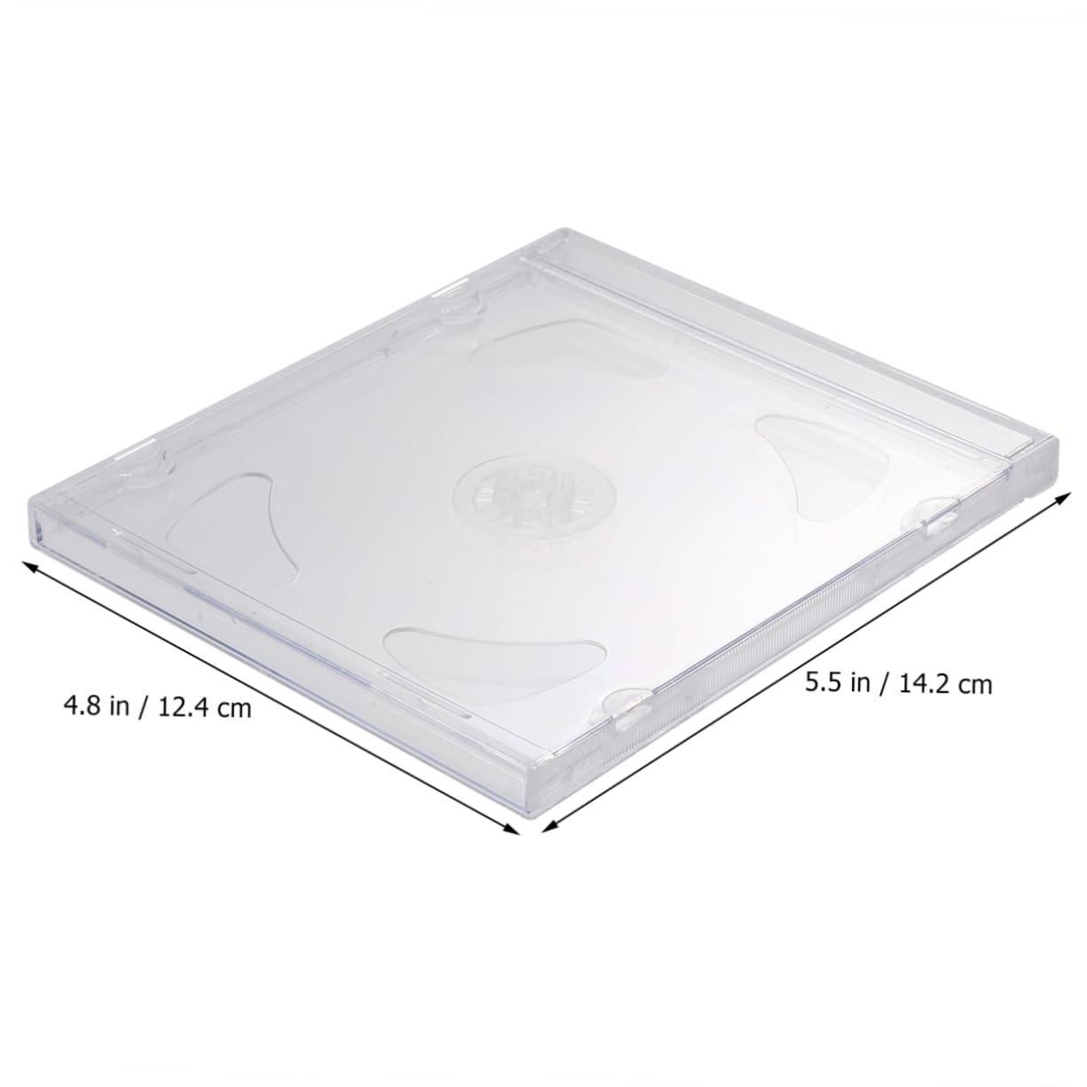 Alipis Custodia CD Trasparente Doppia in Plastico 10 Pezzi, Comoda da Trasportare e Porta 2 CD o Dvd, per Conservare Video di Nozze o Diario dei Ragazzo Ragazza