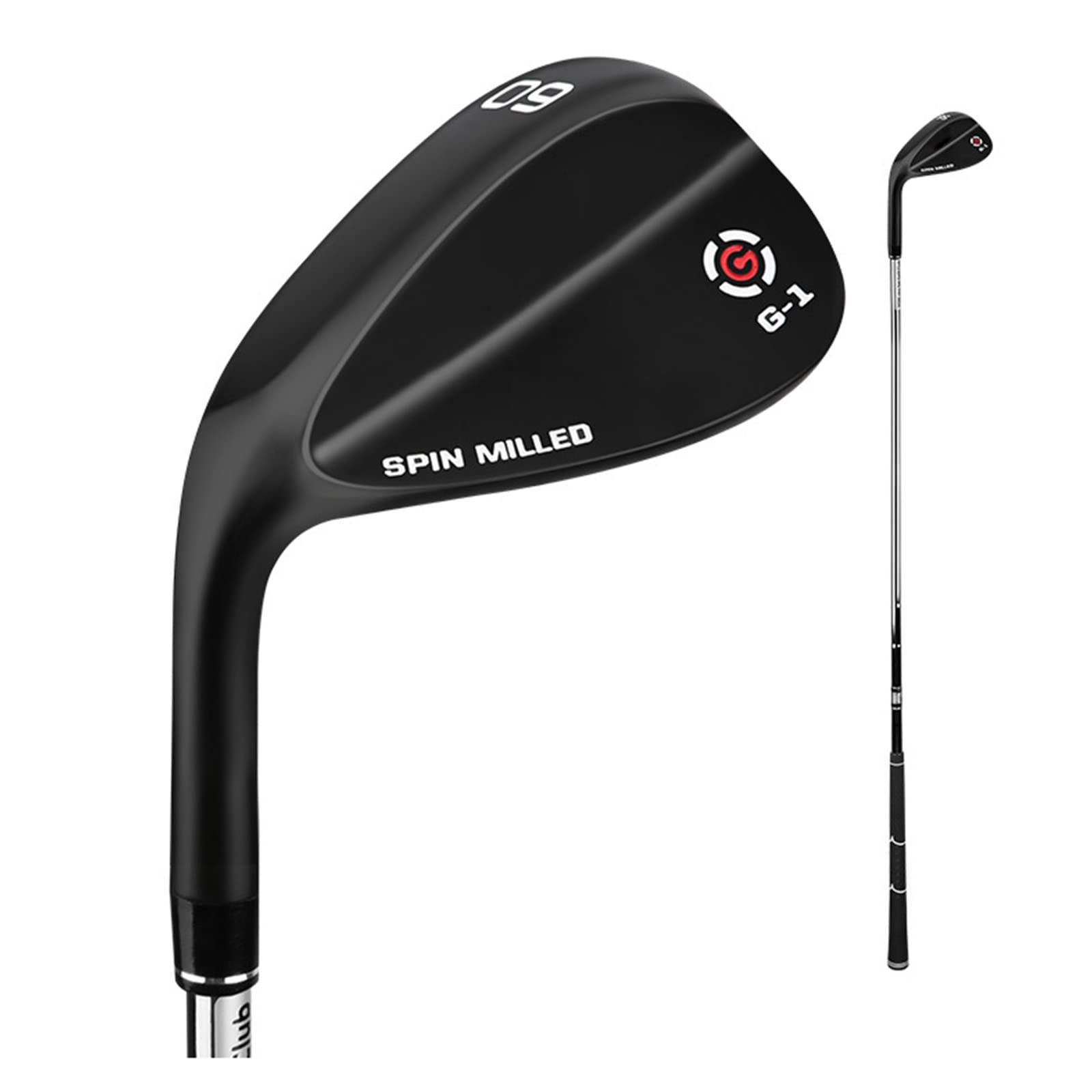 Golf Sand Wedge, kij golfowy leworęczny kliny golfowe, stal nierdzewna 56/60 stopni, tekstura pręta frezarskiego, dla mężczyzn i kobiet, świetny prezent golfowy, czarny