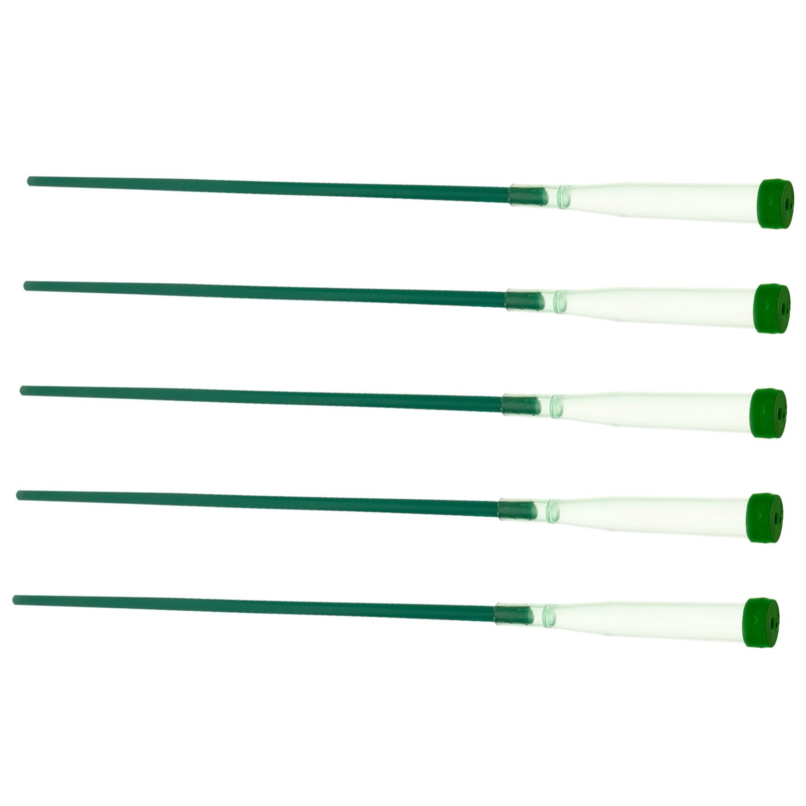 CIMAXIC 2sets Roses Carnations Flower Water Containers Plastic Floral Tubes for Fresh Flower Arrangements Cap 5pcs*2