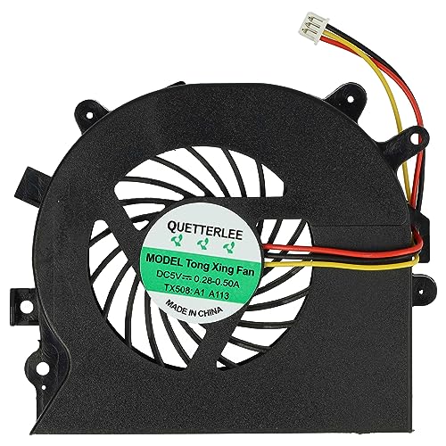 vhbw Ventilador CPU/GPU compatible con Sony Vaio PCG-71211M, PCG-71211N, PCG-71211W, PCG71211N, PCG71211W notebook, portátil, con clavija 3 pines