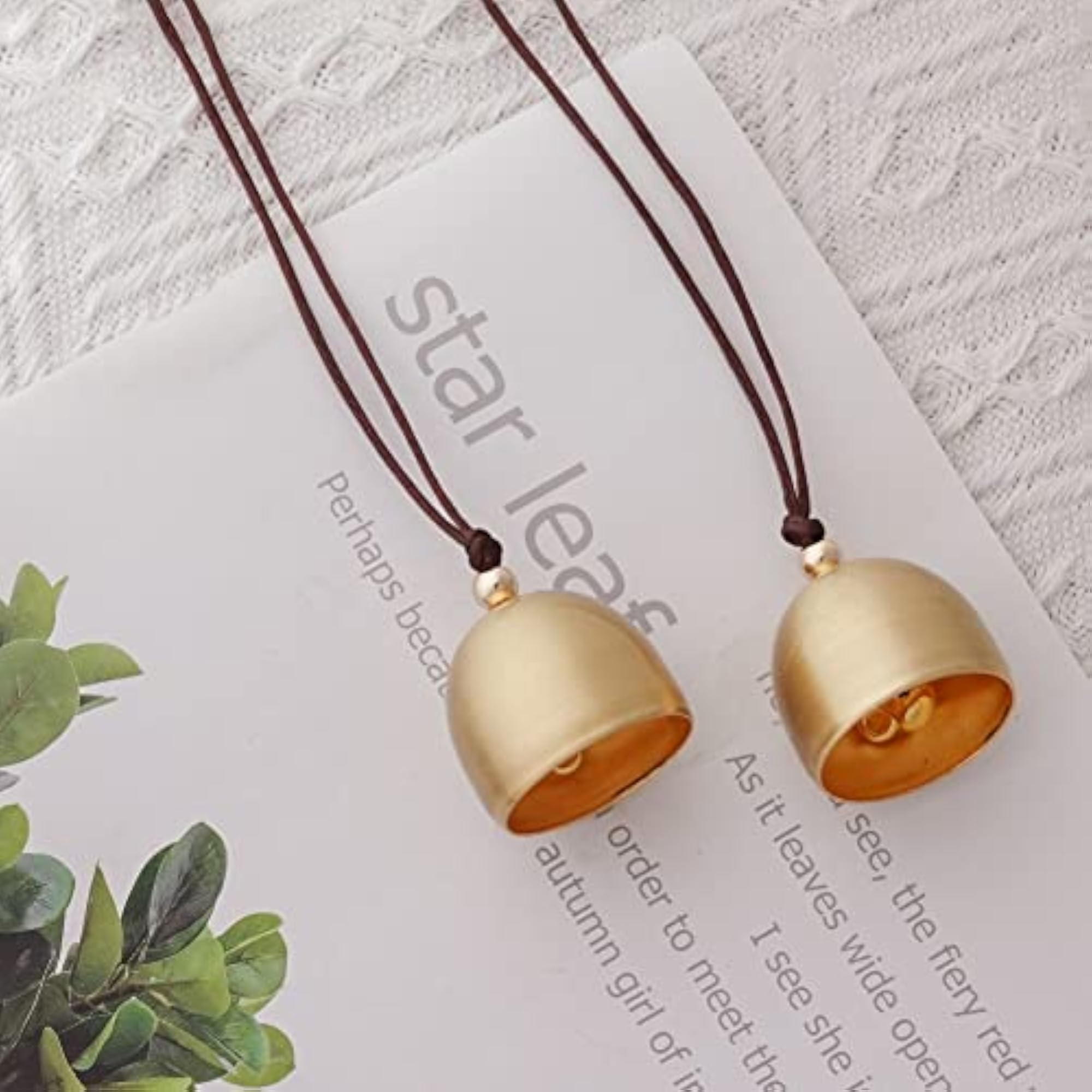 2pcs Small Door Hanging Bells for Good Luck