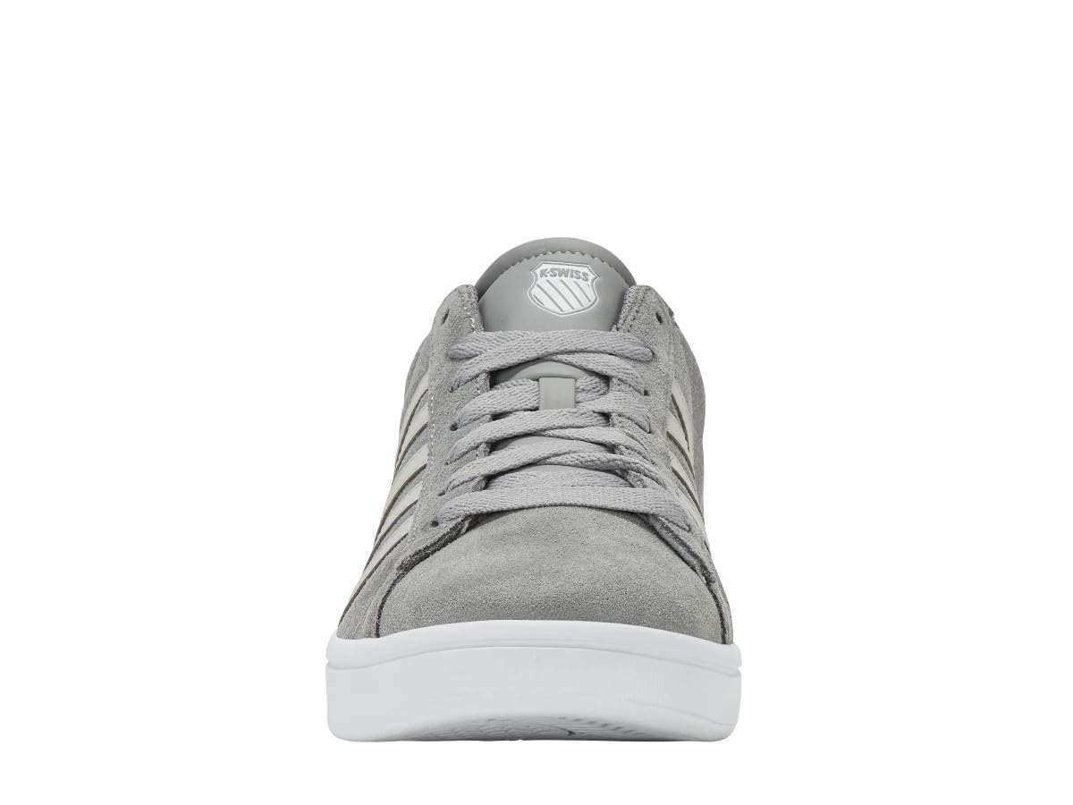 K-Swiss - K-Swiss Herrenschuhe Sneakers 09492-029-M COURT TIEBRK II SDE Grau - 09492-029-M - 42,5