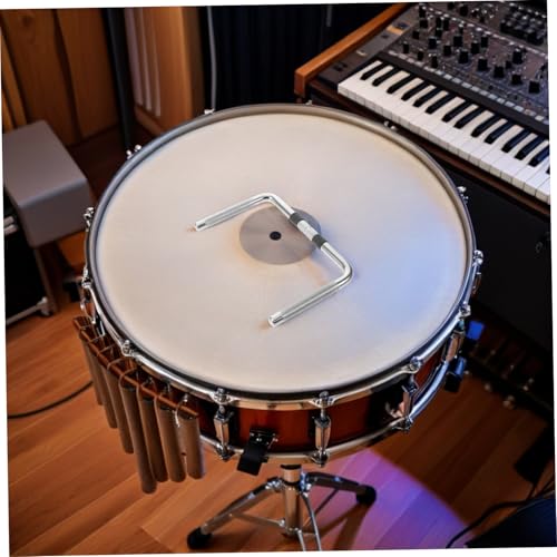 Abrazadera metálica ajustable en U para cowbell de batería miniatura 7