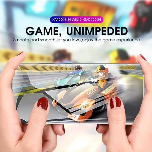 Image of STP FEEL Unbreakable Front Membrane Screen Protector Guard Compatible For Infinix Y300 Plus 5G, 6.78 Inch | Hydrogel Membrane Ultra Smooth Touch with Finger Print Support -2 Pack