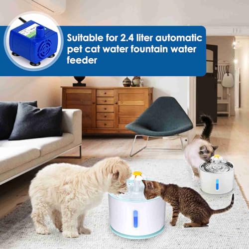 Bomba de fuente de agua para mascotas Mrisata miniatura 6