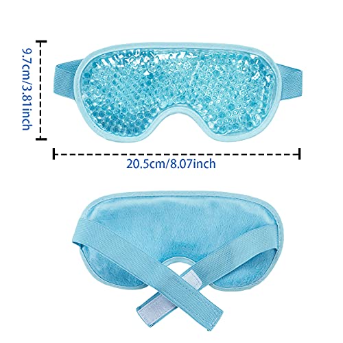 Zequech Wärmende/Kühlende Gel-Augenmaske, Wärme- und Kühlende Augenmaske für Migräne-Kopfschmerzen, Augenschwellungen, Dunkle Kreise, Cooling Eye Mask, Entspannung & Verspannungen Linder - Image 5