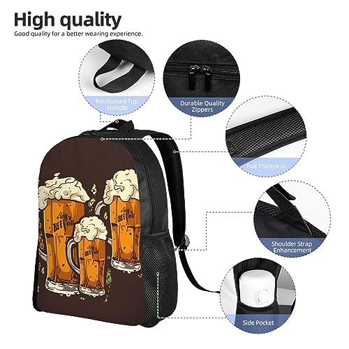 Mochila impermeable de hombro ligera para día casual miniatura 5