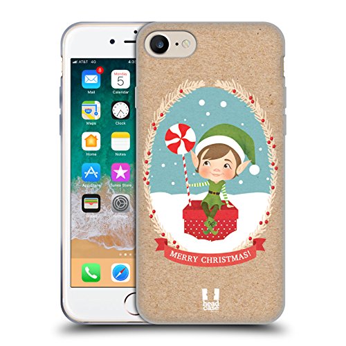 Coque de Noël iPhone SE antichoc militaire pour éviter les écrans brisés