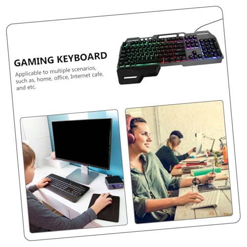 Clavier USB étanche ABOOFAN avec touches carrées en ABS durable