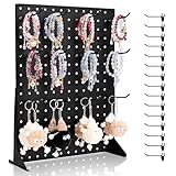 VEVOR Stecktafel Displayständer, 440x330x114 mm, Präsentationsständer mit 15 Haken, Tafelplatte aus kaltgewalztem Stahl für Lebensmittelgeschäfte, Einzelhandelsgeschäfte & Juweliergeschäfte