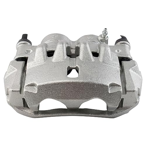 Image of TRQ Front Left Brake Caliper w /Bracket Drivers Side | For 2014-2017 Ram ProMaster 1500 2500 3500