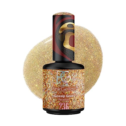 Pink Gellac 236 Gossip Gold UV/LED Gel Nail Polish