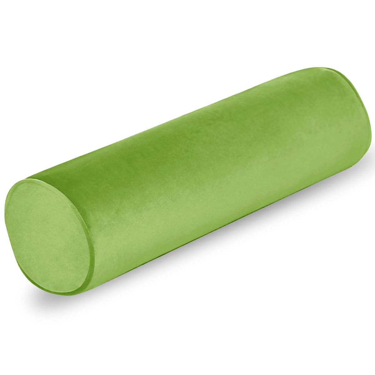 Neck Roll Pillowcases with Zipper - Full Moon Bolster/Round Cylinder Pillow Case Covers for Bedroom, Living Room, Sofa - Solid Color Neck Cervical