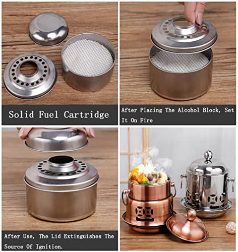 Olla caliente de cobre tradicional china para 1 persona miniatura 7