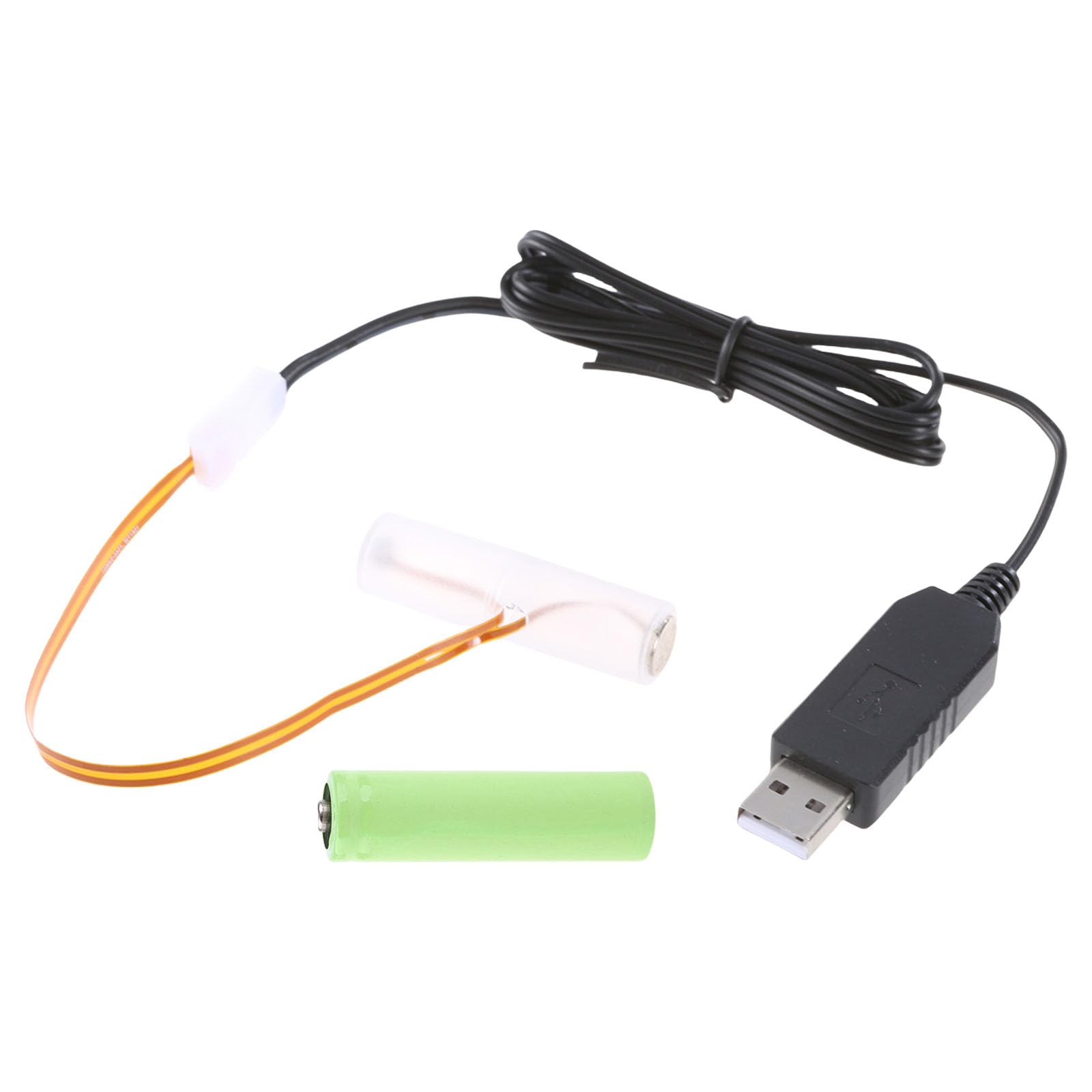 SHOOYIO USB to 3V LR6 AA Battery Eliminators Converters Cable, Power Supply Adapter Replacement for Toy and Gadgets