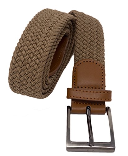 Lutila Cinturón Trenzado Elástico Con Hebilla (46, Color 3)