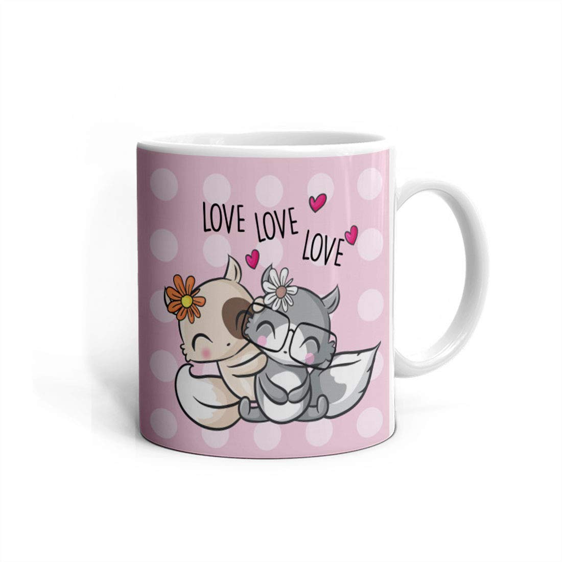Khakee Love Theme for Valentine Day Gift Printed Coffee Mug(330ml)- Valentine Gifts for Husband Wife Girlfriend Boyfriend Hubby Wifey Friend (love20-113A)