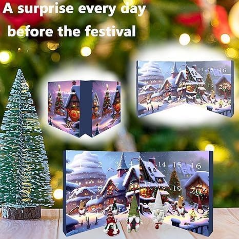 Calendario De Adviento De Gnomos Navideños 2025 – 24 Días De Cuenta Atrás Con Figuras De Gnomo, Regalo Original Y Ritual Navideño Para Niños Y Adultos