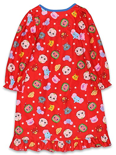 Cocomelon K219775CM Infant And Toddler Girls Flannel Granny Gown Nightgown Pajamas thumb #2