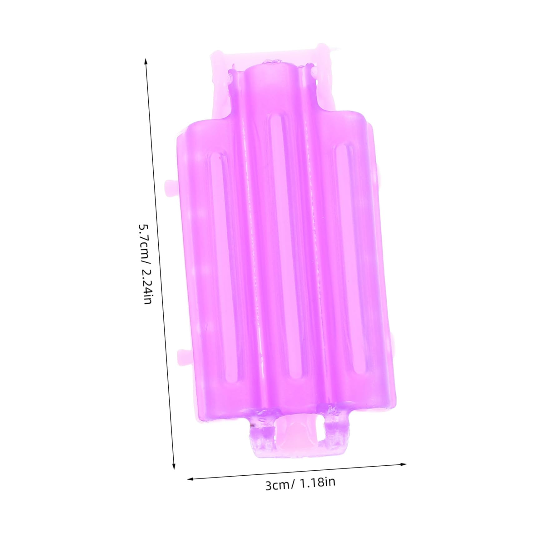 IWOWHERO 45Pcs Curly Hair Clips Styling Curler Wave Perm Rods for Hairdressing Salon Home Use Purple Pink Curling Clip Tools for Beautiful Hair Styles