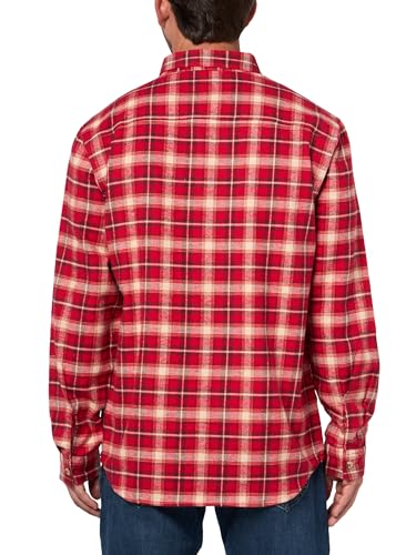 Columbia Mens Pitchstone Heavyweight Flannel II, Mountain Red Railway Tartan, X-Small - image 2