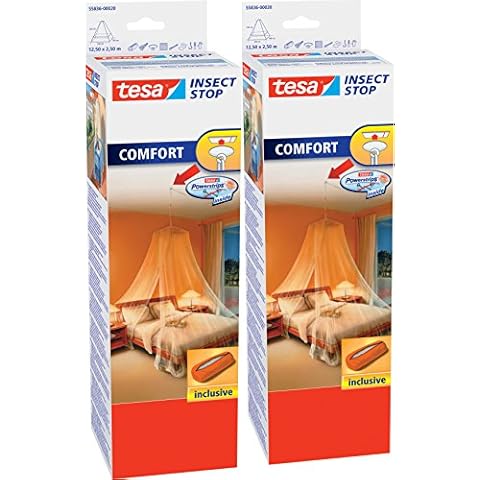 2 Stück tesa Insect Stop COMFORT Moskitonetz/Insektenschutz Cover